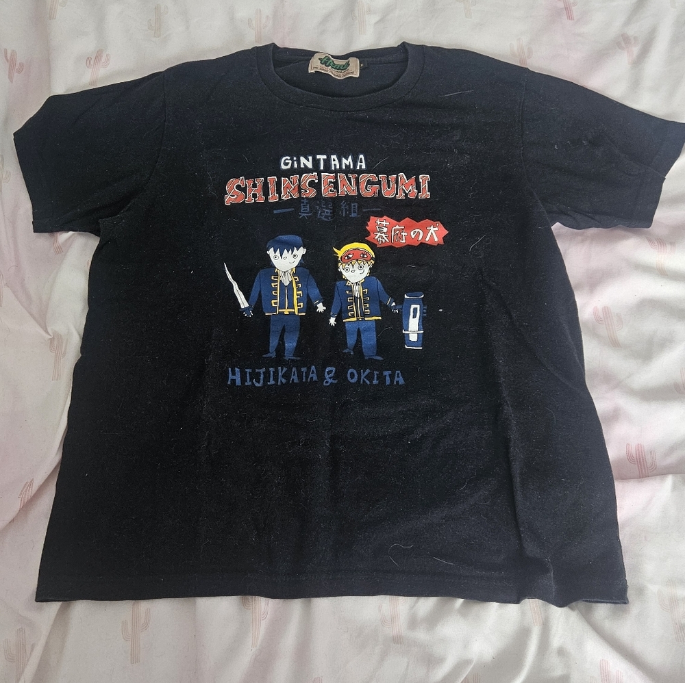 Gintama Shinsengumi Graphic Tee - Black